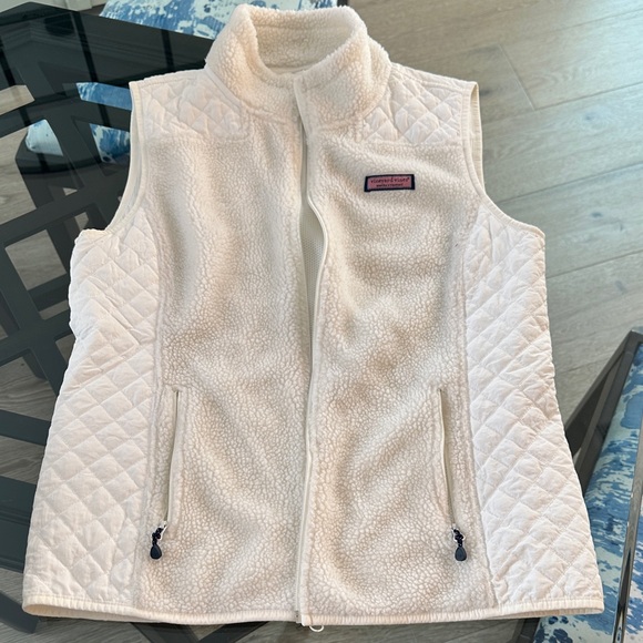 Vineyard Vines Jackets & Blazers - Vineyard Vines White Fleece Vest